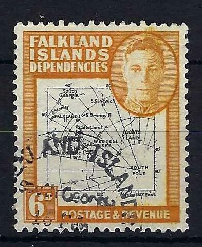 Image of Falkland Island Dependencies SG G6e FU British Commonwealth Stamp